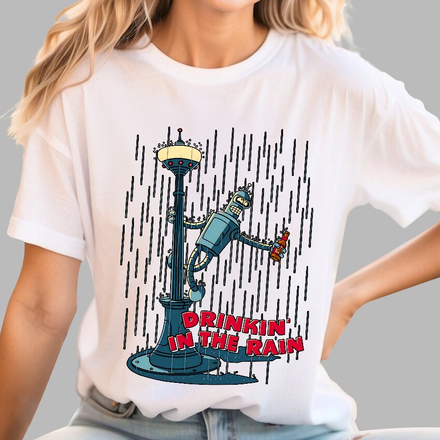 Drinkin' in the Rain Geek T-Shirt