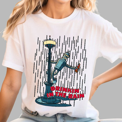 Drinkin' in the Rain Geek T-Shirt
