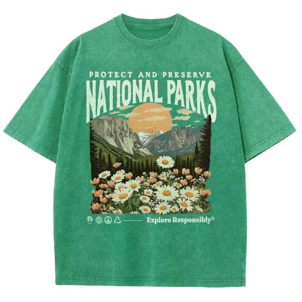 National Parks Vintage Distressed T-shirt