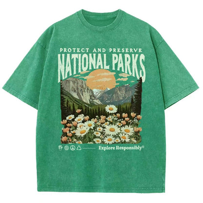 National Parks Vintage Distressed T-shirt