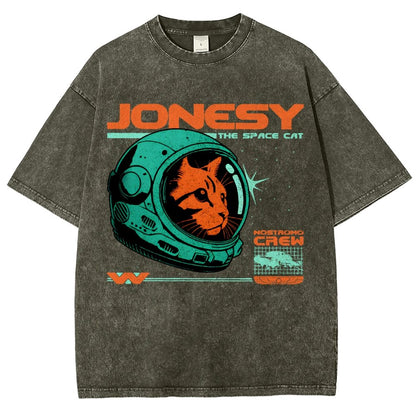 Jonesy The Space Cat Vintage Distressed T-shirt