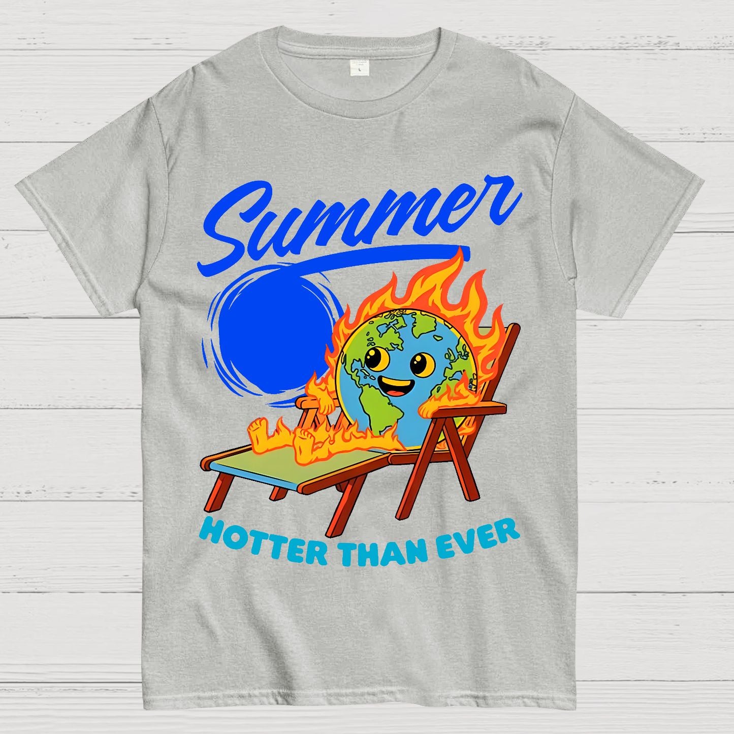 Summer Burn Earth Geek T-Shirt