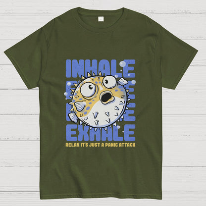 Just a Panic Attack - Funny Fish Sarcasm Geeky T-Shirt