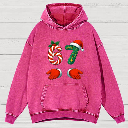 67 Christmas Vintage Distressed Hoodie