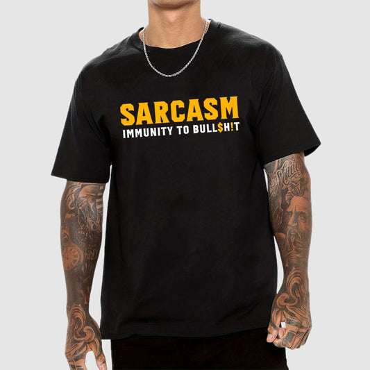 Sarcasm Immunity To Bull$H!T Geek T-Shirt