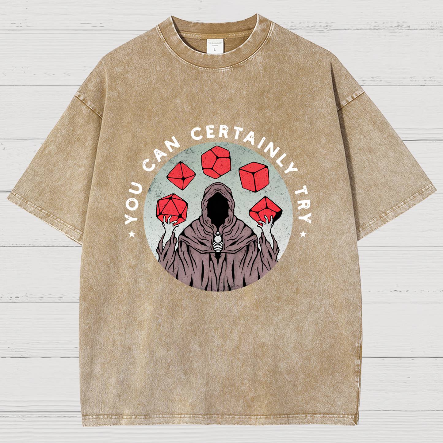 YOU CAN CERTAINLY TRY Vintage Distressed T-shirt