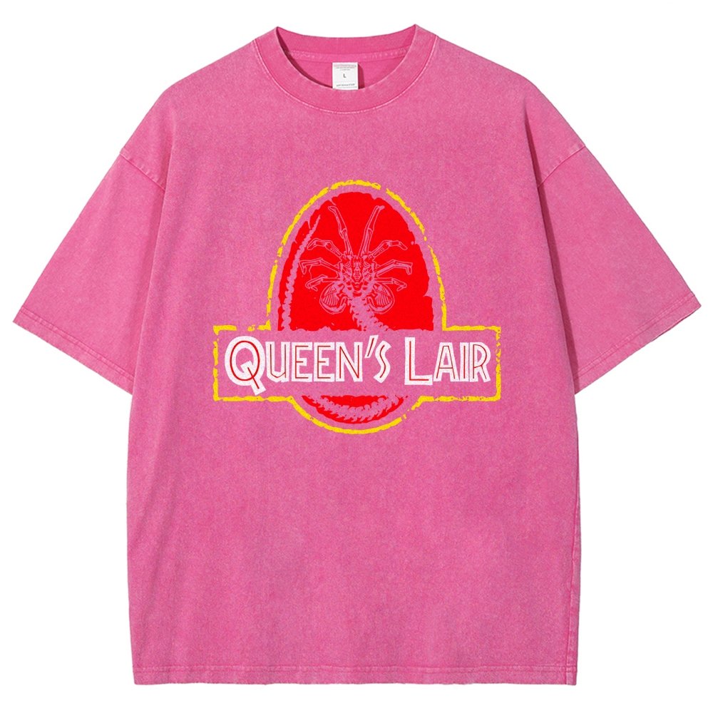 Queen's Lair Vintage Distressed T-shirt