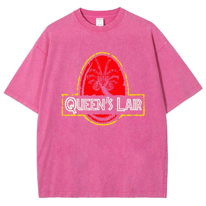 Queen's Lair Vintage Distressed T-shirt