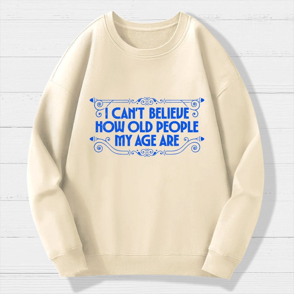 Chronically Young Geek Cotton Sweatshirt