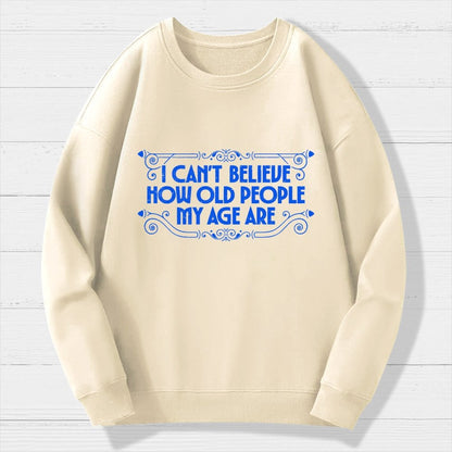 Chronically Young Geek Cotton Sweatshirt