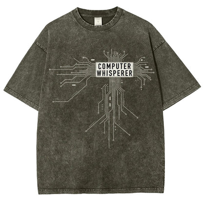 Computer Whisperer Vintage Distressed T-shirt