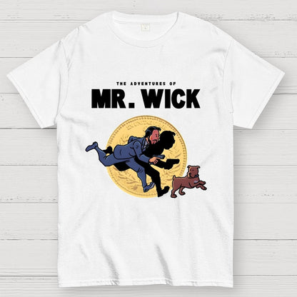 The Adventures of Mr. Wick Geek T-Shirt
