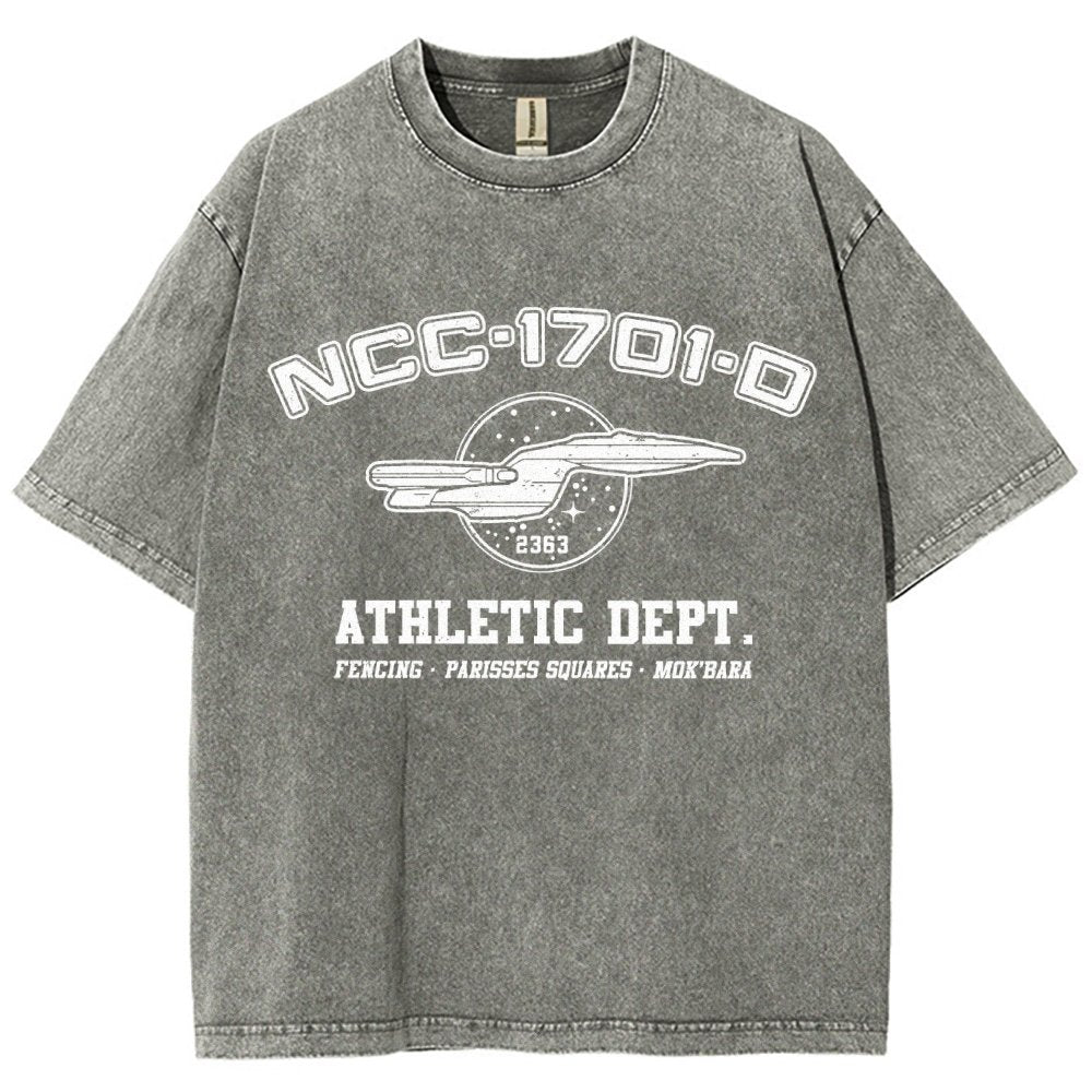 Space Athletic A New Generations Vintage Distressed T-shirt