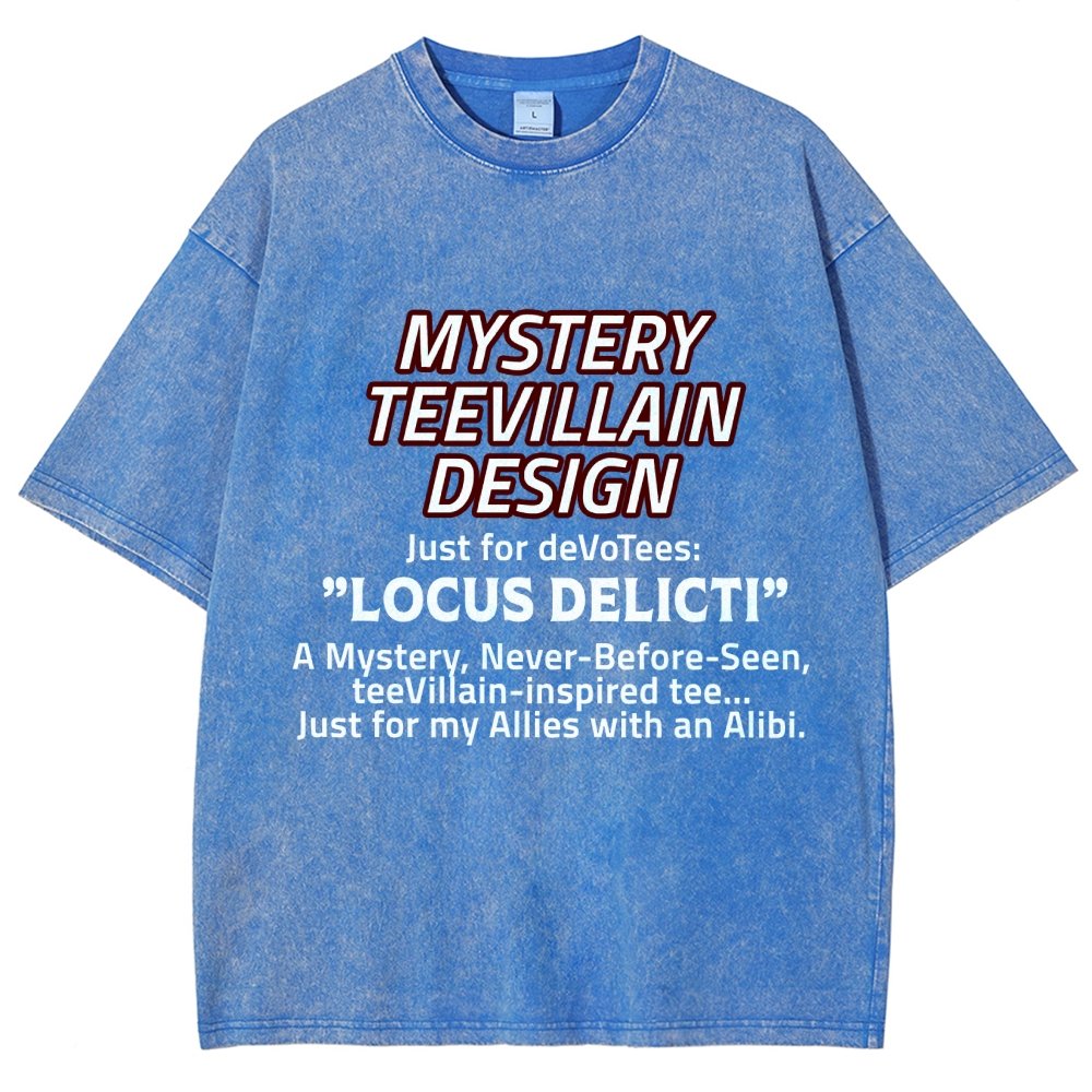 Locus Delicti Vintage Distressed T-shirt