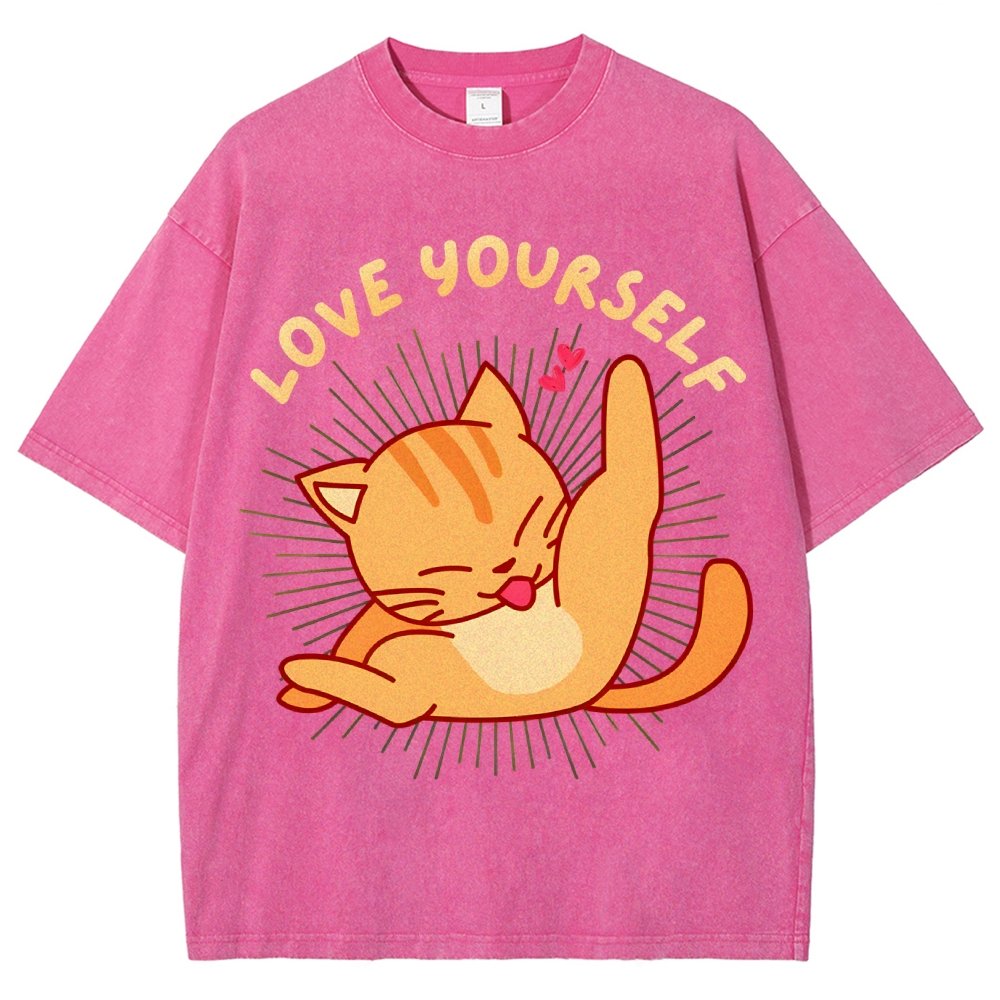 Love YourSelf Vintage Distressed T-shirt
