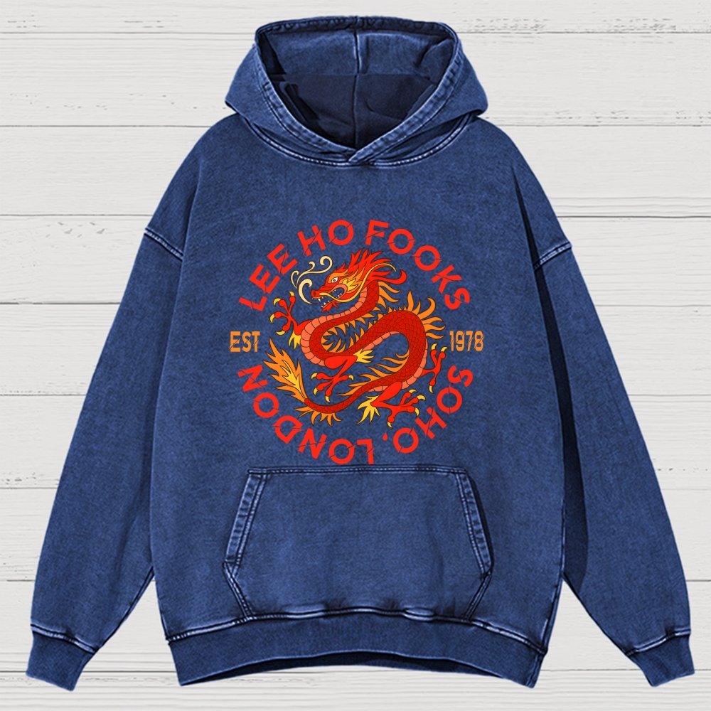 Mystery Town's (Werewolves of London)  Vintage Distressed Hoodie