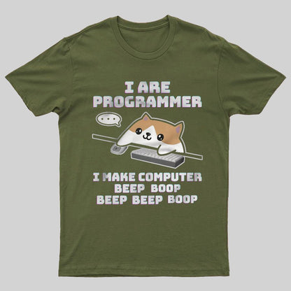 I Are Programmer Geeky T-Shirt