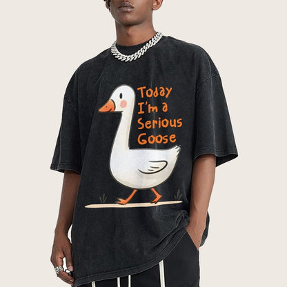 Today I’m A Serious Goose Vintage Distressed T-shirt