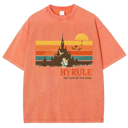 The Land Of Gods Vintage Distressed T-shirt