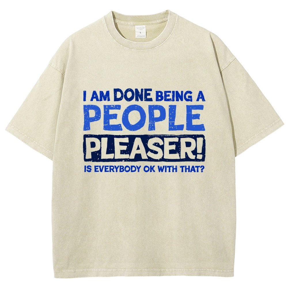 Still A People Pleaser Vintage Distressed T-shirt