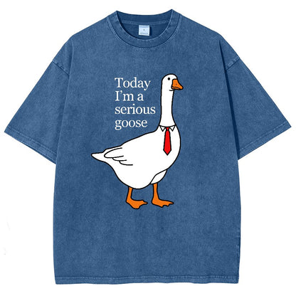 Today I'm A Serious Goose Vintage Distressed T-shirt