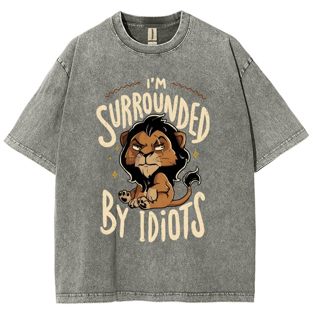 Surrounded by Idiots Vintage Distressed T-shirt