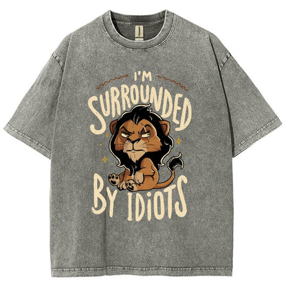 Surrounded by Idiots Vintage Distressed T-shirt