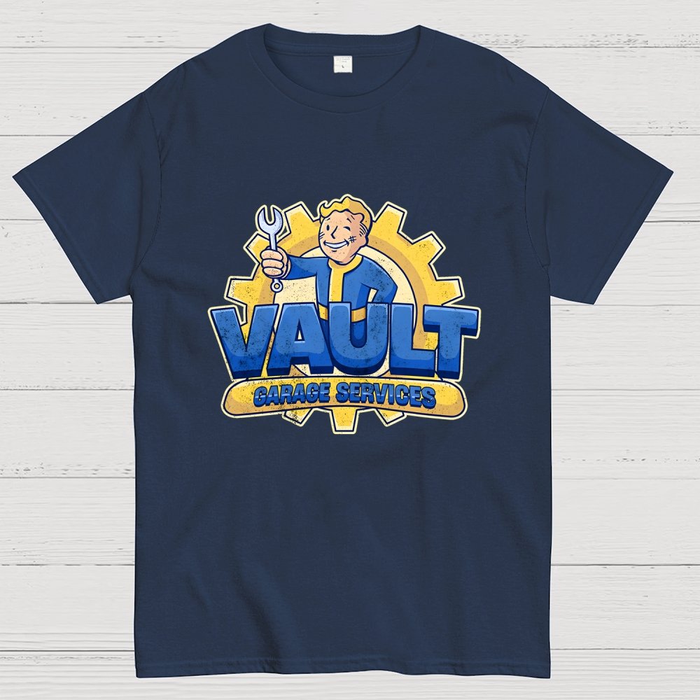 The Vault Garage Services Geek T-Shirt