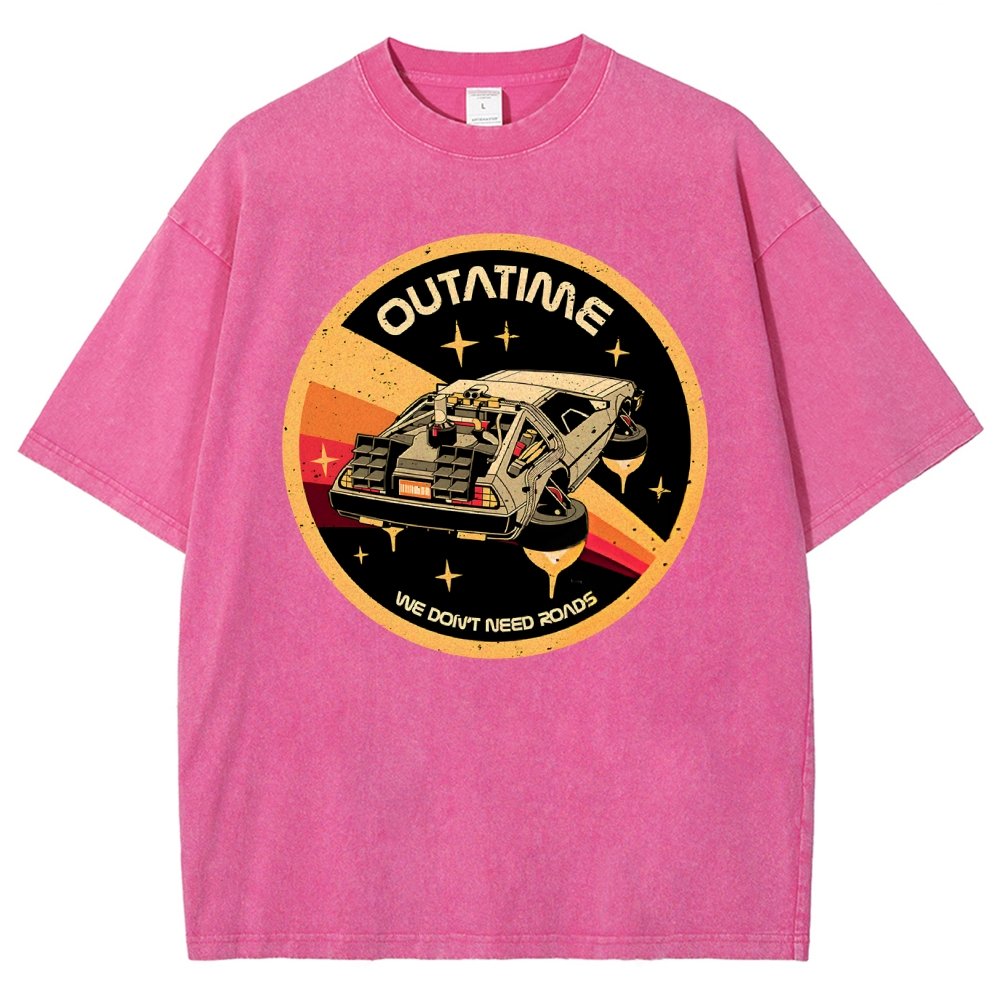 Vintage Time Travel Vintage Distressed T-shirt