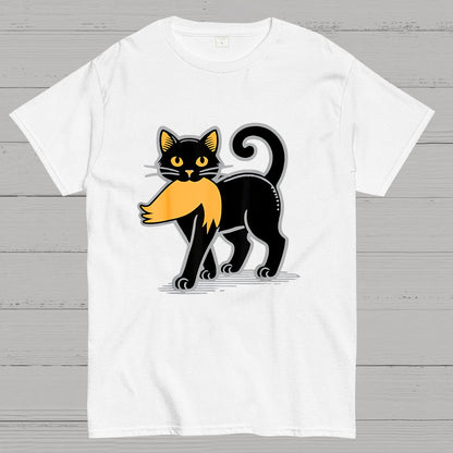 Black Cat Sarcasm Geek T-Shirt
