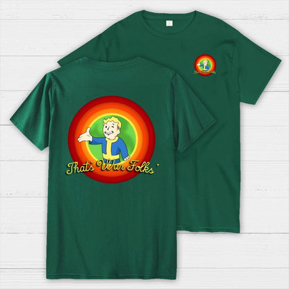 That’s War Folks Front And Back Printing Geek T-Shirt
