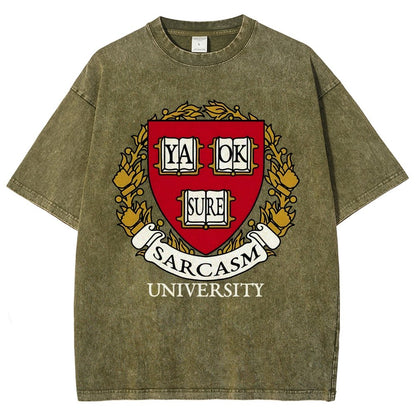 Ivy League Sarcasm Vintage Distressed T-shirt