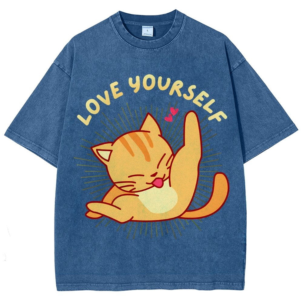 Love YourSelf Vintage Distressed T-shirt