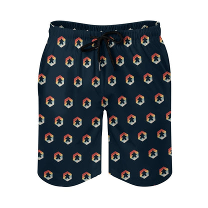 Chess And Card Game Geek Shorts