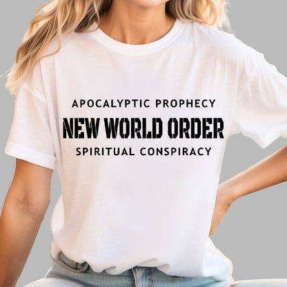 New World Order Spiritual Conspiracy Geek T-Shirt