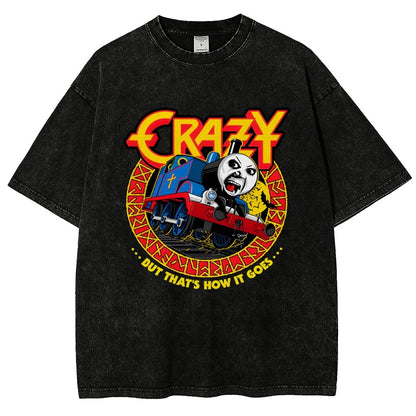 Crazy Tom Vintage Distressed T-shirt