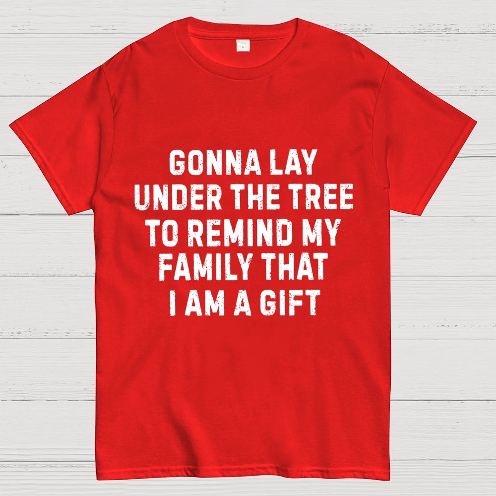 Crazy Dog Womens Funny Sarcastic Humor Christmas Geek T-Shirt