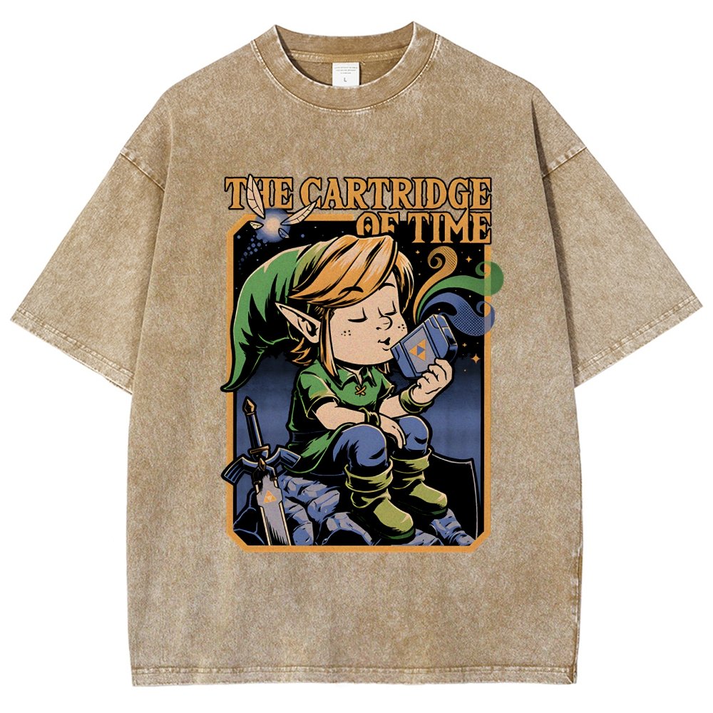 Vintage Game Elf Vintage Distressed T-shirt