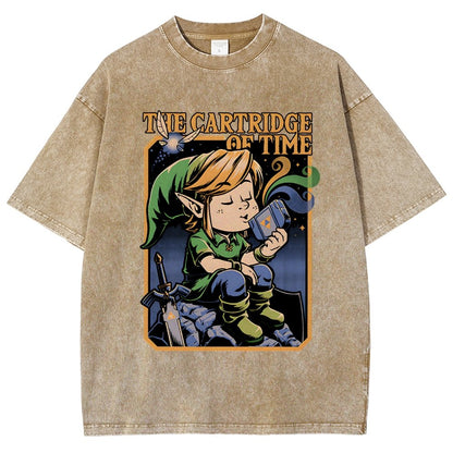 Vintage Game Elf Vintage Distressed T-shirt