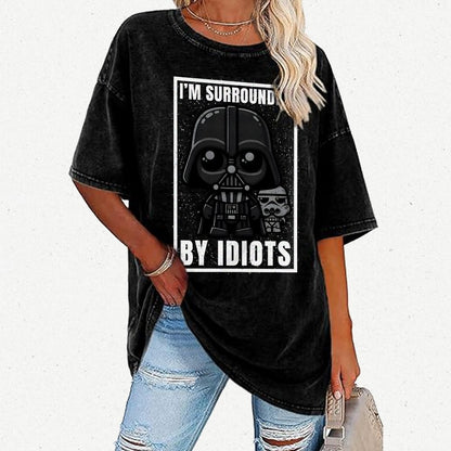 I'm surrounded by idiots Vintage Distressed T-shirt