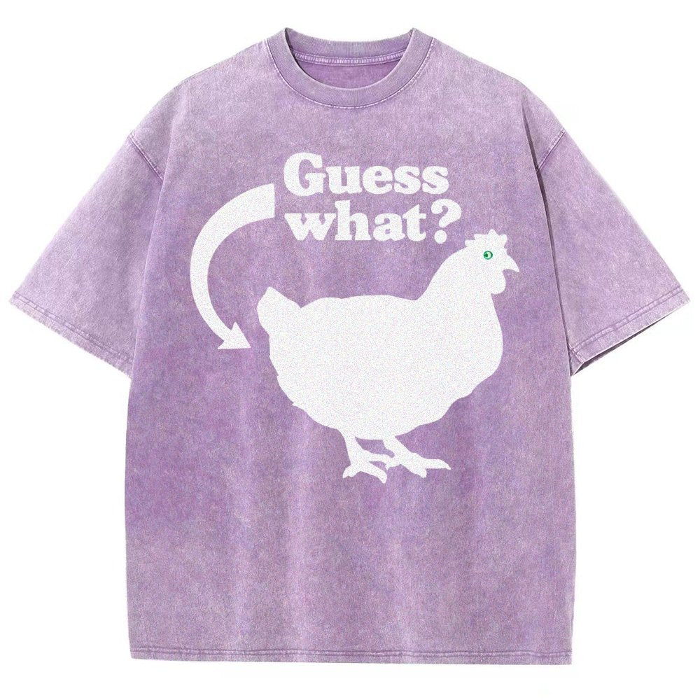 Chicken Butt Vintage Distressed T-shirt