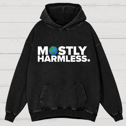 Mostly Harmless Vintage Distressed Hoodie