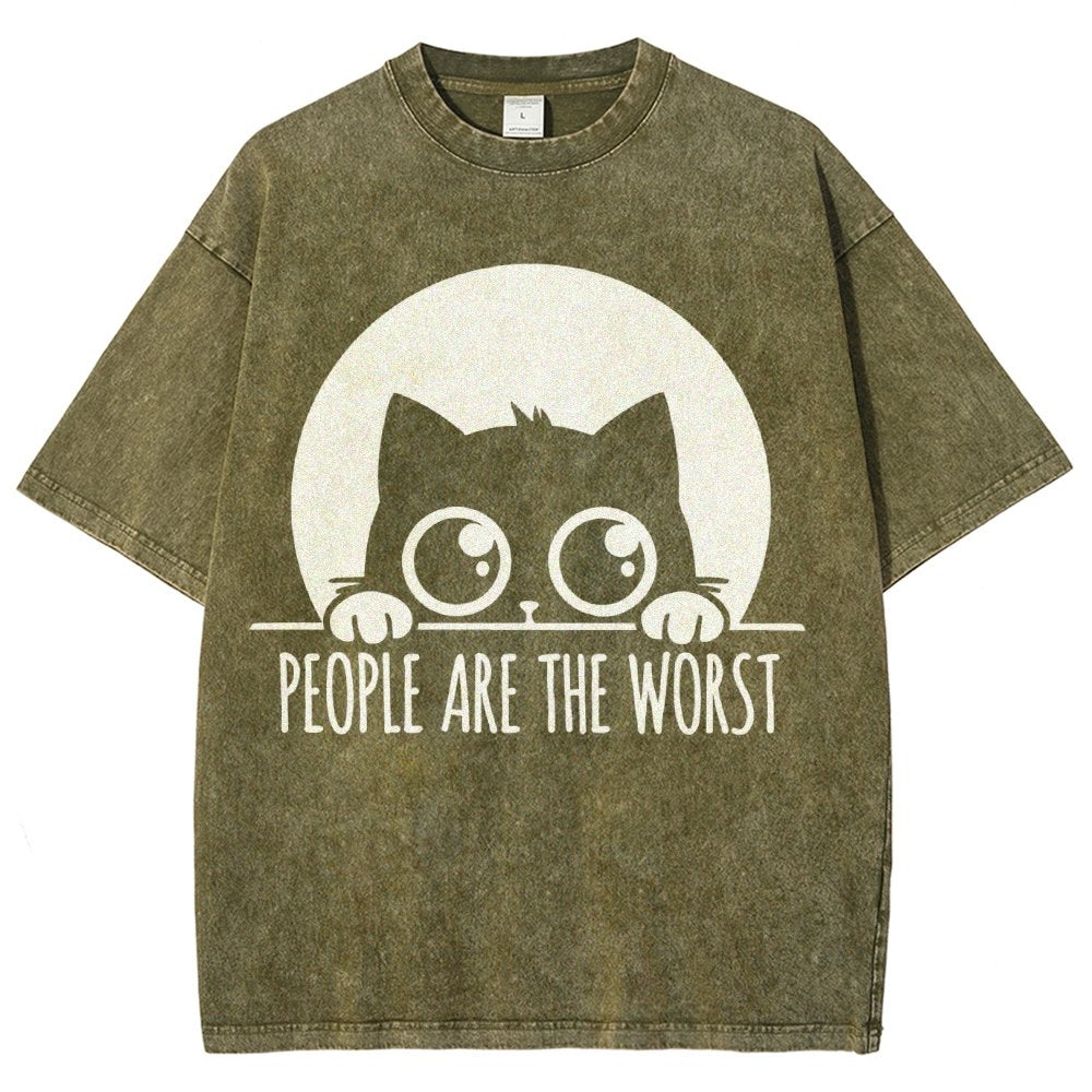 People Are The Worst Vintage Distressed T-shirt