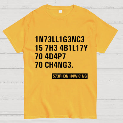 Intelligence - Famous Physicist Science Geeky T-Shirt