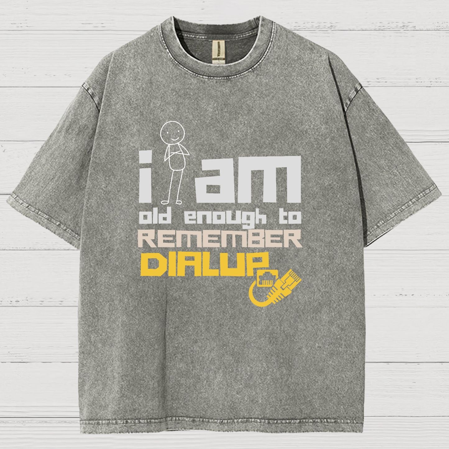 Dialup Internet Vintage Distressed T-shirt