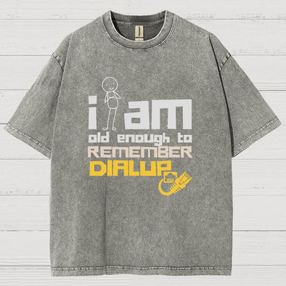 Dialup Internet Vintage Distressed T-shirt