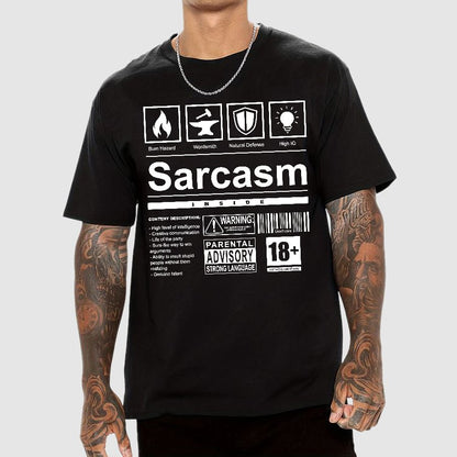 Sarcasm Label Geek T-Shirt
