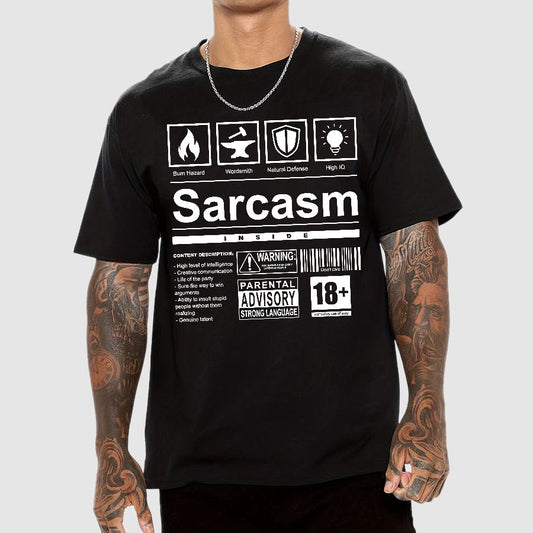 Sarcasm Label Geek T-Shirt
