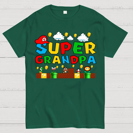 Super Grandpa Geek T-Shirt
