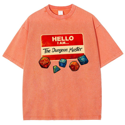 Hello I Am The Dungeon Master Vintage Distressed T-shirt